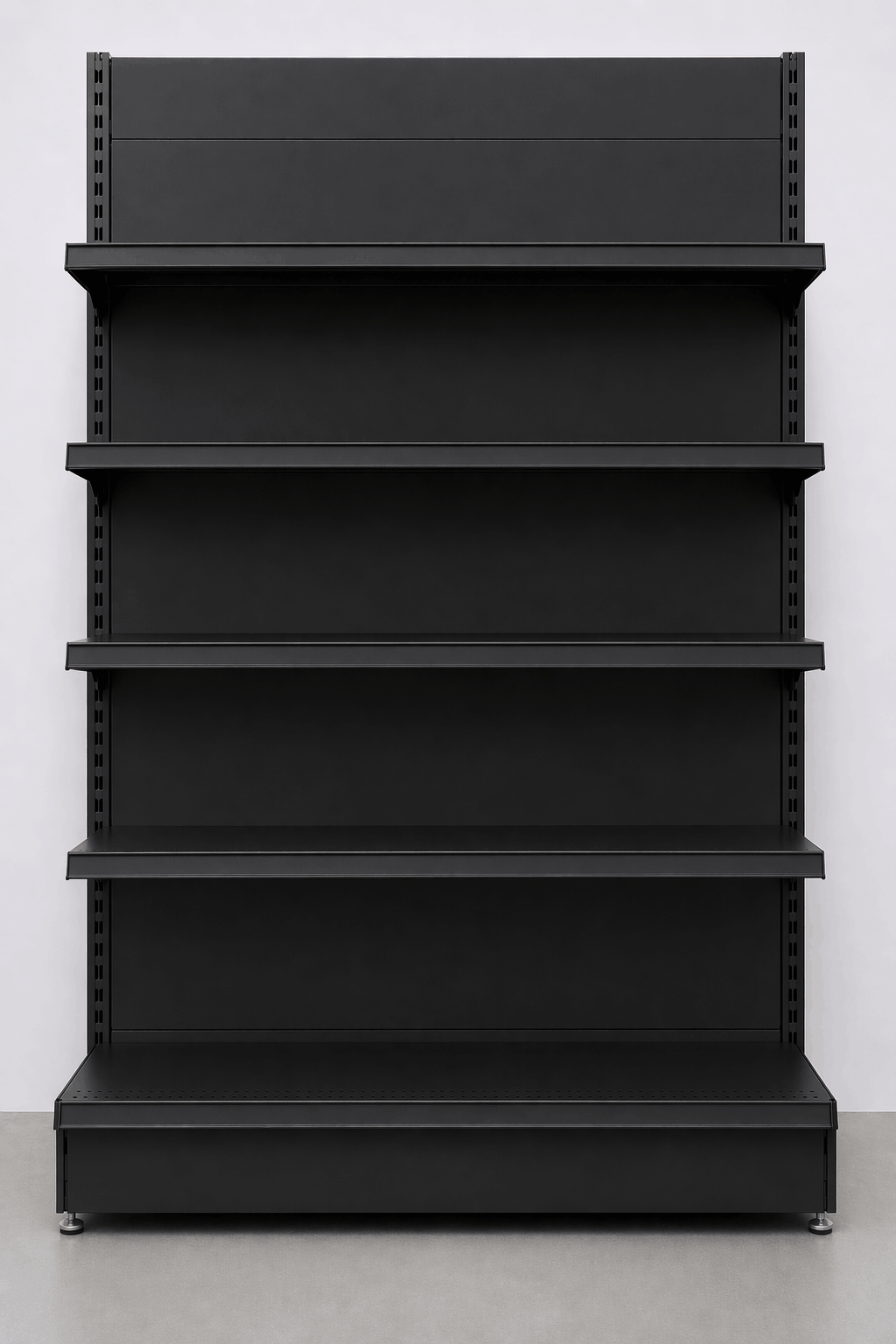Black Shop Shelving