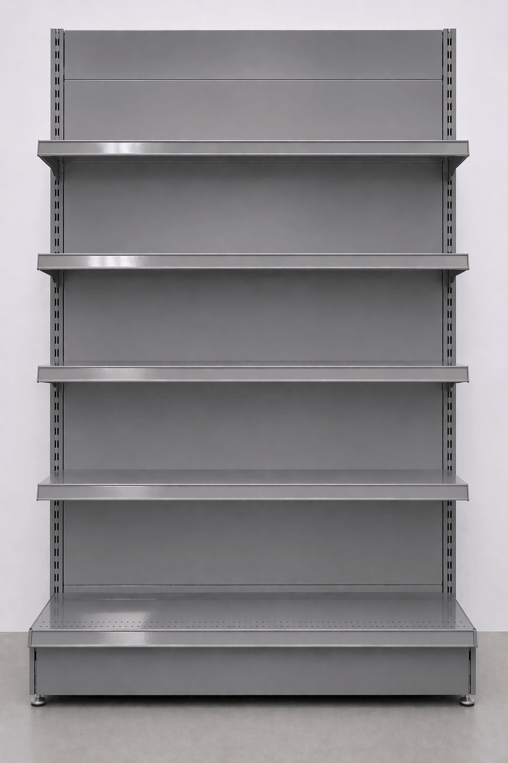 Silver Shop Shelving