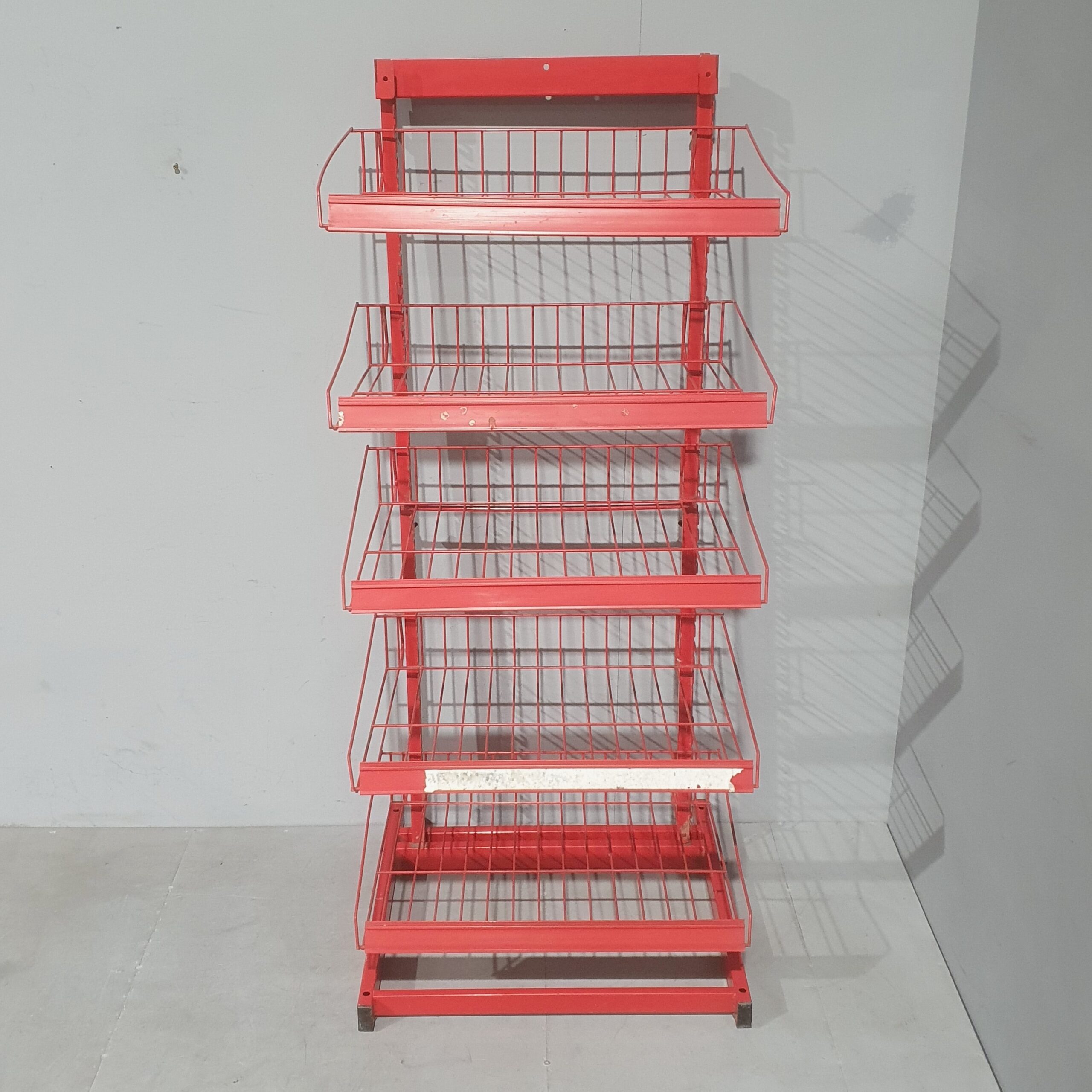 Red Wire Display Rack